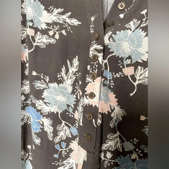 Free People Easy Girl Boho Tunic Floral Top - Picture 6 of 13